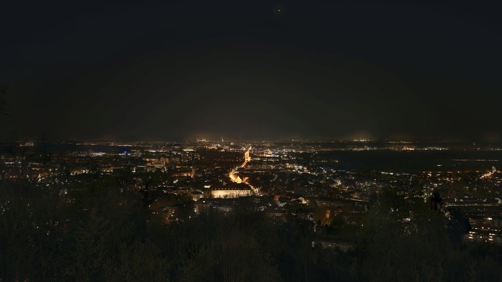 Karlsruhe at night